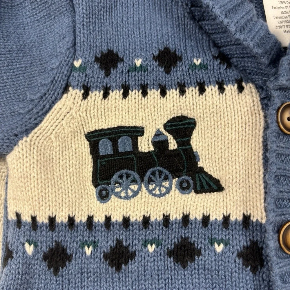 Gymboree train sweater
